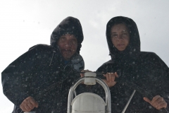 Nawet na Sardynii może padać deszcz.